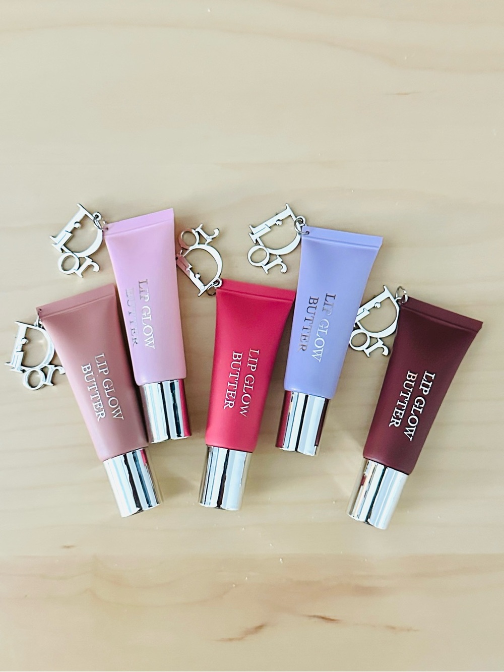 5 Dior Lip Glow Butter- 0.17 FL OZ.
